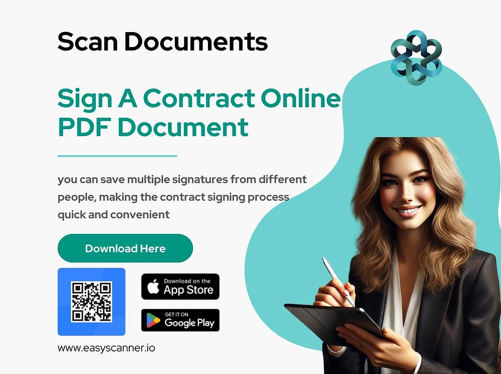 How To Sign A Contract Online PDF Document With Easy Scanner