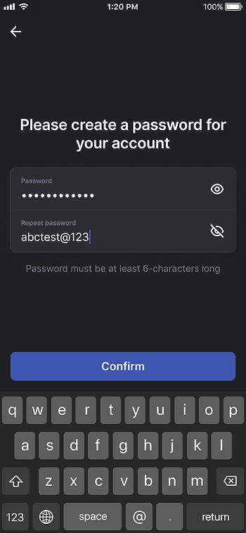 Set Your Password