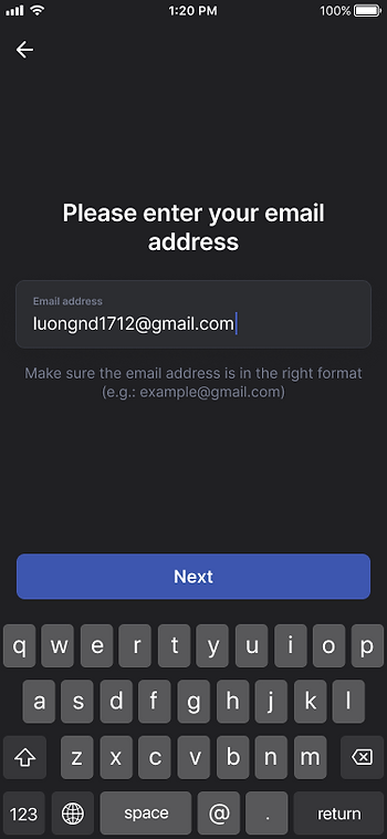 Enter Your Email