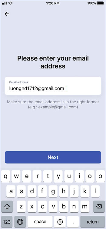 Enter Your Email Address